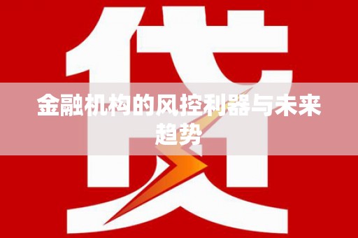 潜山金融机构的风控利器与未来趋势
