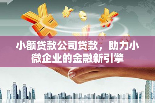 潜山小额贷款公司贷款，助力小微企业的金融新引擎