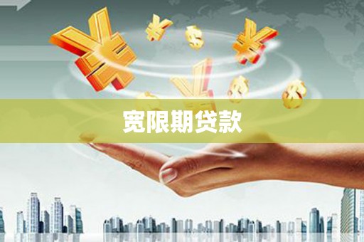 潜山宽限期贷款