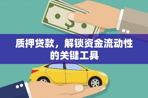 潜山质押贷款，解锁资金流动性的关键工具
