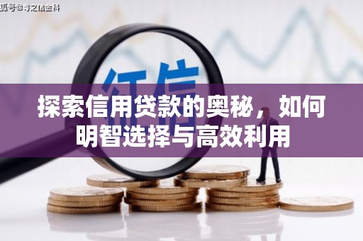 潜山探索信用贷款的奥秘，如何明智选择与高效利用