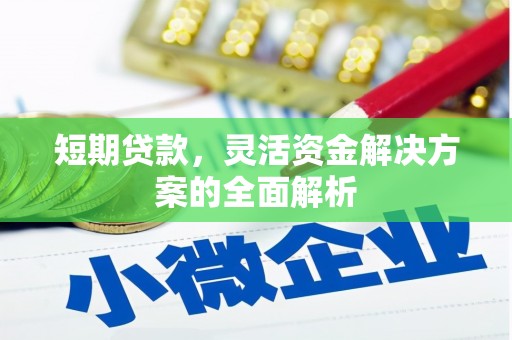 潜山短期贷款，灵活资金解决方案的全面解析