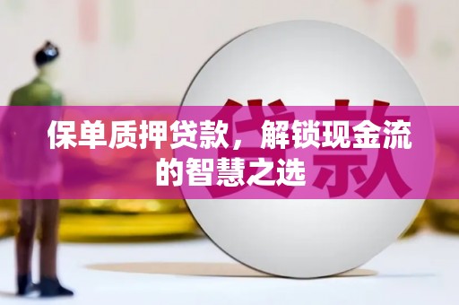 潜山保单质押贷款，解锁现金流的智慧之选