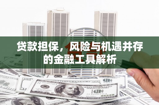 潜山贷款担保，风险与机遇并存的金融工具解析
